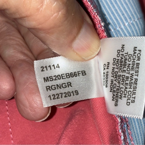 Peter Millar Men's Ultimate Sateen 5-Pocket Pants Cape Red Size 34x34 Orig $175 - Picture 11 of 12